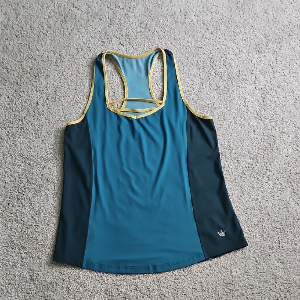 'Changed Fate' Turquoise Sleeveless Tank Top